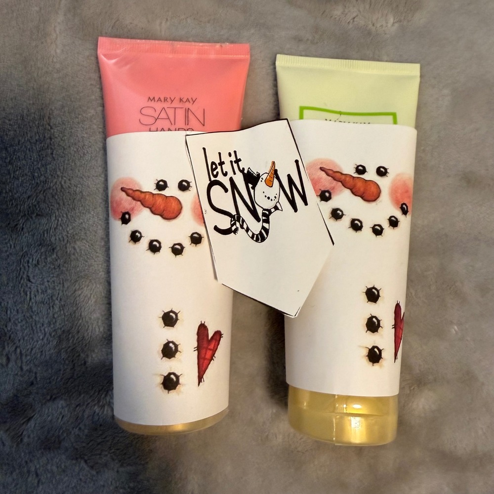 Mary Kay Satin Hands Nourishing‎ Shea Cream Lot of 2 with Holiday Wrap